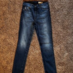 AG Denim Mari High Rise Slim Straight